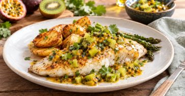Bar grillé à la sauce tropicale : La recette légère et exotique qui fait sensation