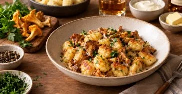 Gnocchis aux Girolles et au Whisky : Une Recette Express et Raffinée