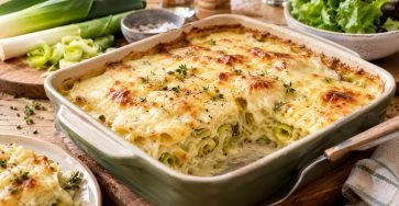 Gratin de Ravioles aux Poireaux et Raclette : La Recette Réconfortante et Express