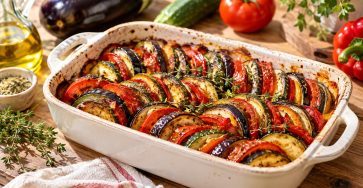 Le Tian de Légumes Provençal : Le Secret Inratable des Légumes du Soleil Rôtis et Moelleux