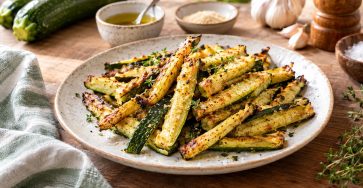 Le secret d&rsquo;une courgette au four dorée et fondante